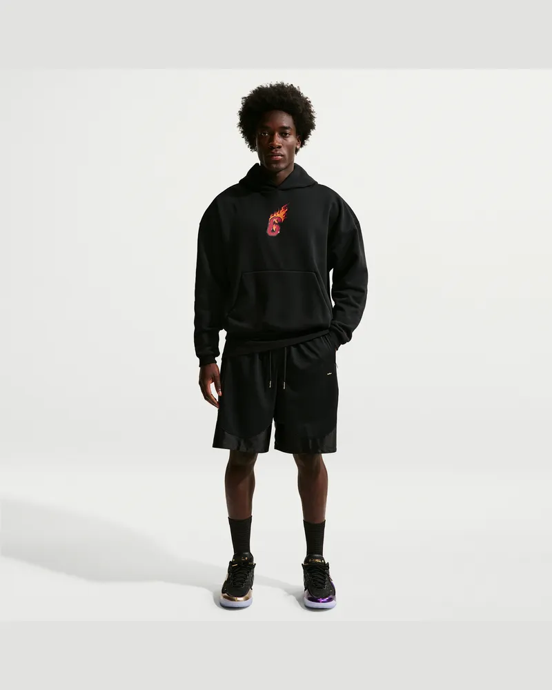 Nike LeBron Dri-FIT Basketball Shorts (Herren) - Schwarz Schwarz