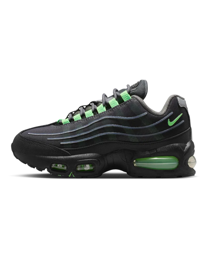 Nike Air Max 95 "Big Bubble" Tech Schuh (ältere Kinder) - Grau Grau