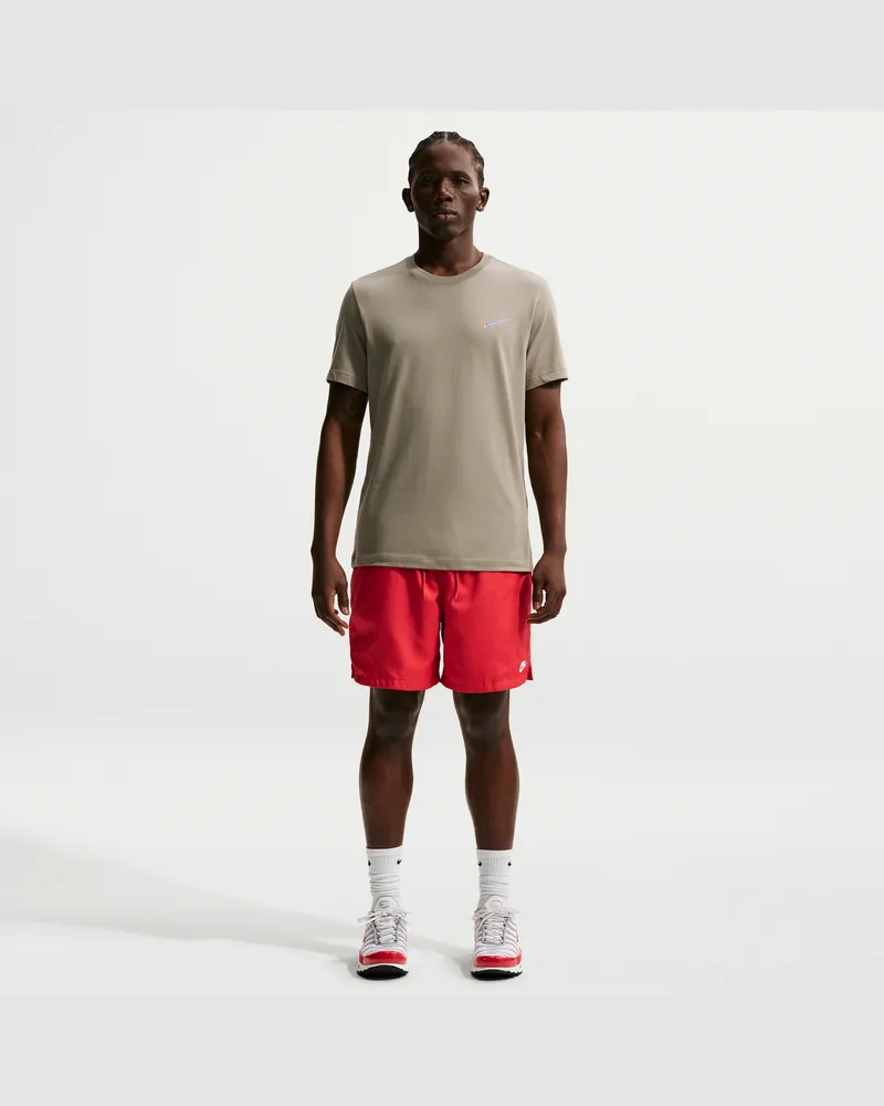 Nike Club Flow-Webshorts für Herren - Rot Rot