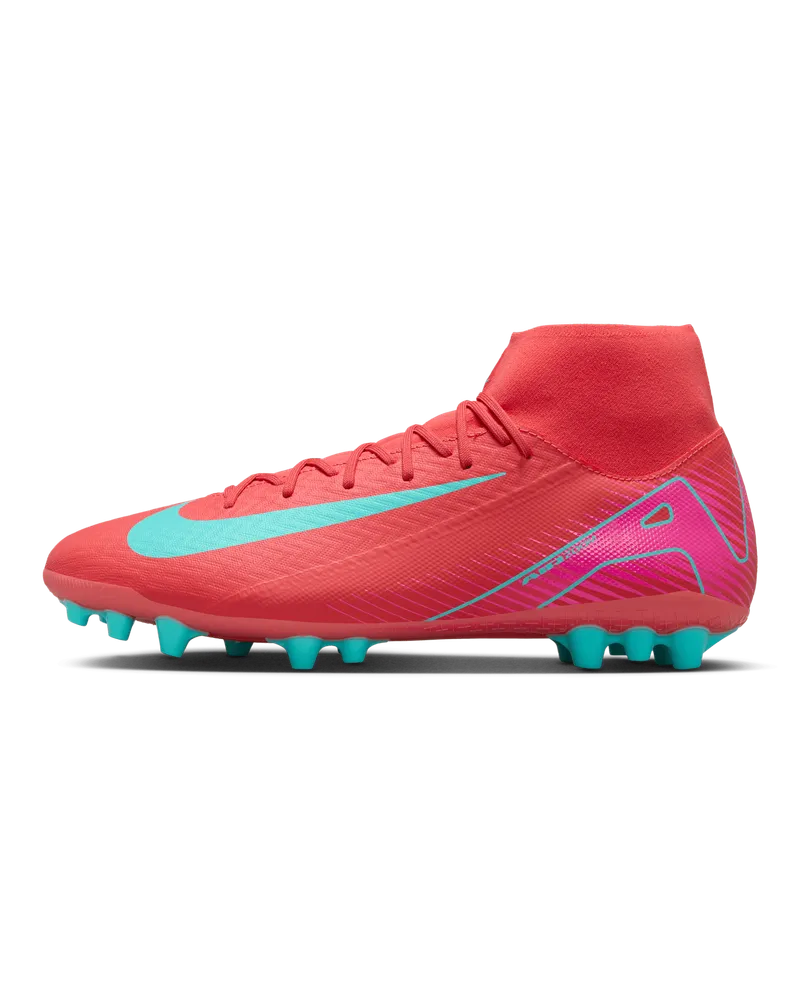 Nike Mercurial Superfly 10 Academy AG High-Top-Fußballschuh - Rot Rot