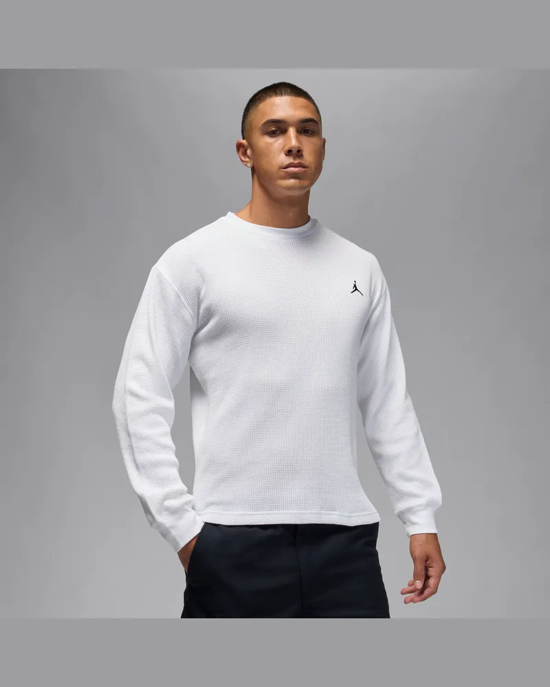 Jordan Flight Mountainside Longsleeve-Waffelhemd (Herren) - Weiß Weiß