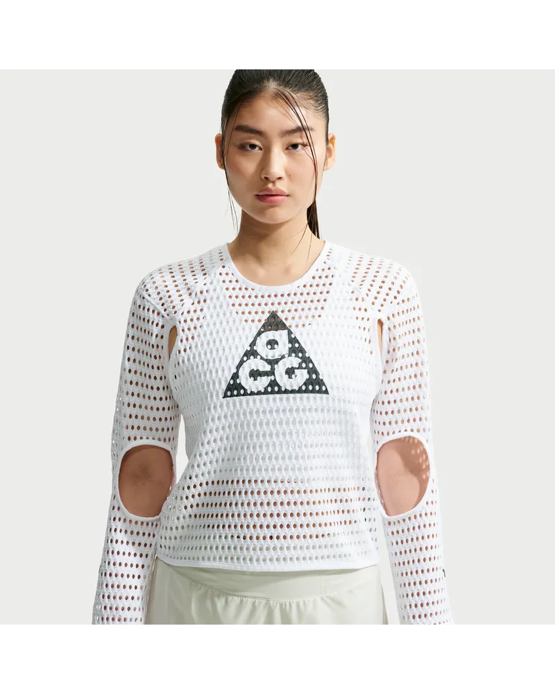 Nike ACG Radical AirFlow NXT Dri-FIT Longsleeve-Traillaufoberteil (Damen) - Weiß Weiß
