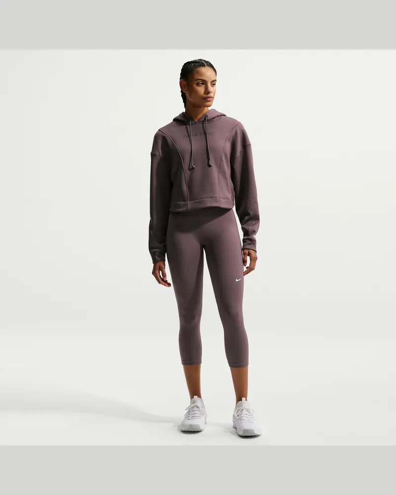Nike Pro 4-Leggings mit mittelhohem Bund für Damen - Lila Lila
