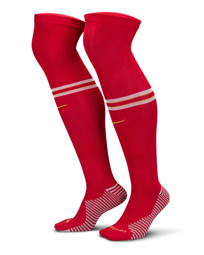 Nike FC Liverpool Strike Home/Away  kniehohe Fußballsocken - Rot Rot