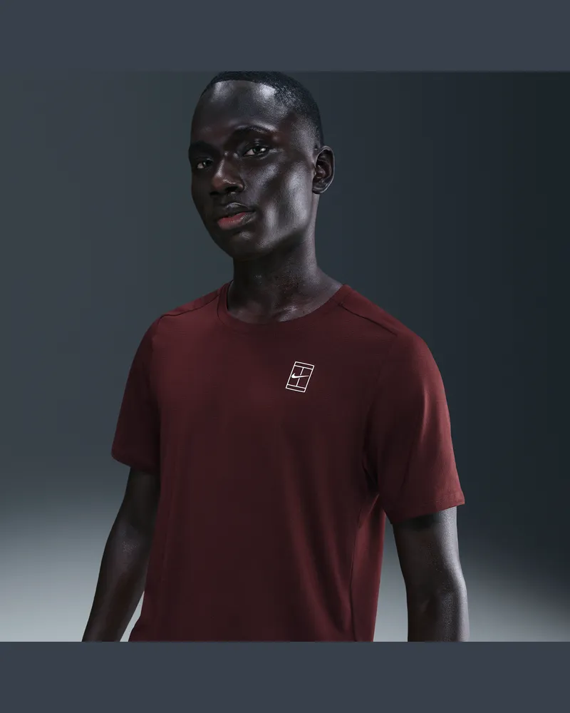Nike Court Advantage Dri-FIT Tennisoberteil (Herren) - Rot Rot