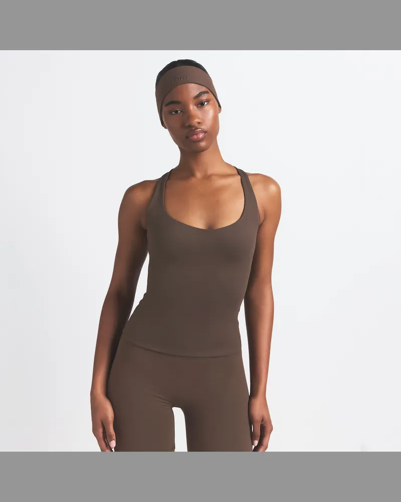 Nike SKIMS Mattes Racerback-Tanktop (Damen) - Braun Braun