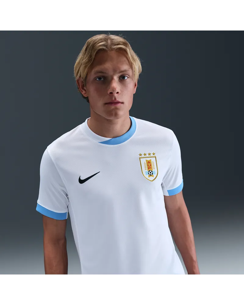 Nike Uruguay 2024/25 Stadium Away  Replika-Fußballtrikot mit Dri-FIT-Technologie (Herren) - Weiß Weiß