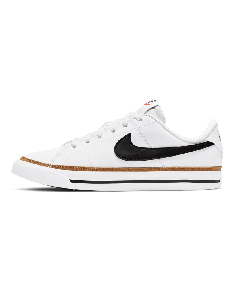 Nike Court Legacy Schuh für ältere Kinder - Weiß Weiß