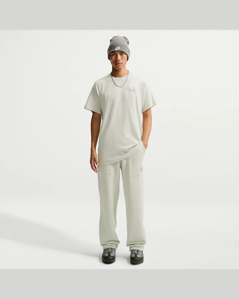 Nike Fleecehose mit offenem Saum (Herren) - Grau Grau