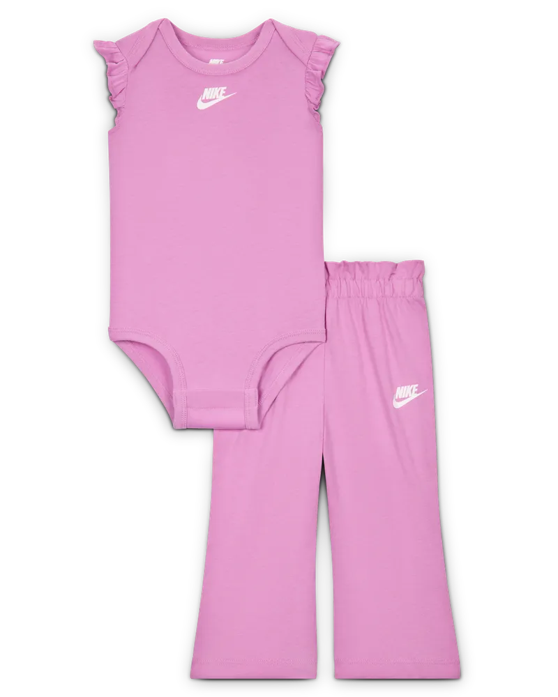 Nike 2-teiliges Set mit Paperbag-Hose (Babys, 3–6 M) - Lila Lila