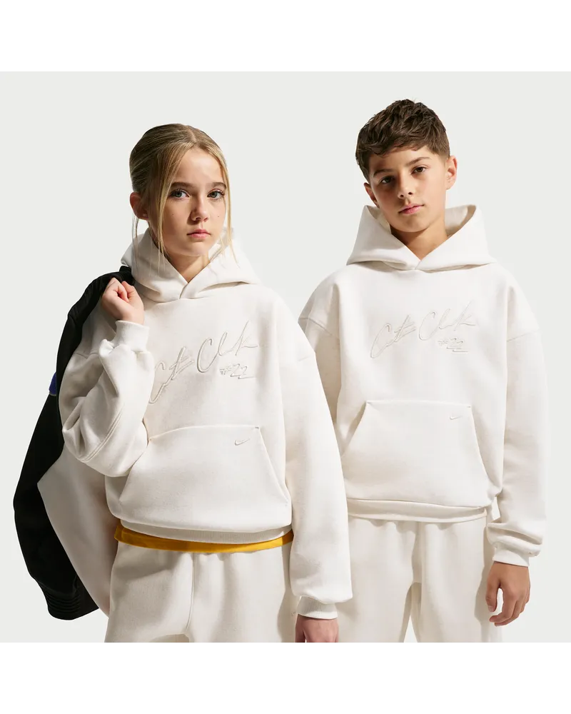Nike Caitlin Standard Issue Therma-FIT Hoodie aus angerautem Fleece (ältere Kinder) - Braun Braun