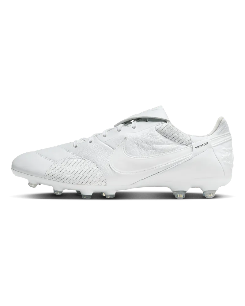 Nike Premier 3 FG Low-Top Fußballschuh - Weiß Weiß