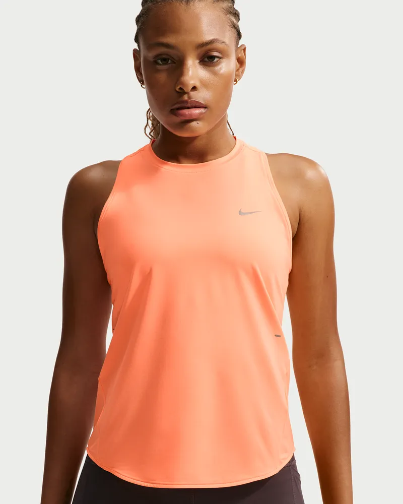 Nike Swift Dri-FIT-Lauf-Tanktop (Damen) - Orange Orange