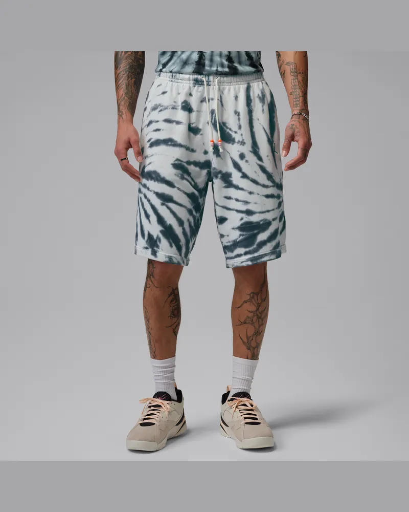 Jordan Brooklyn Festival Fleece-Shorts mit Batik-Design (Herren) - Weiß Weiß