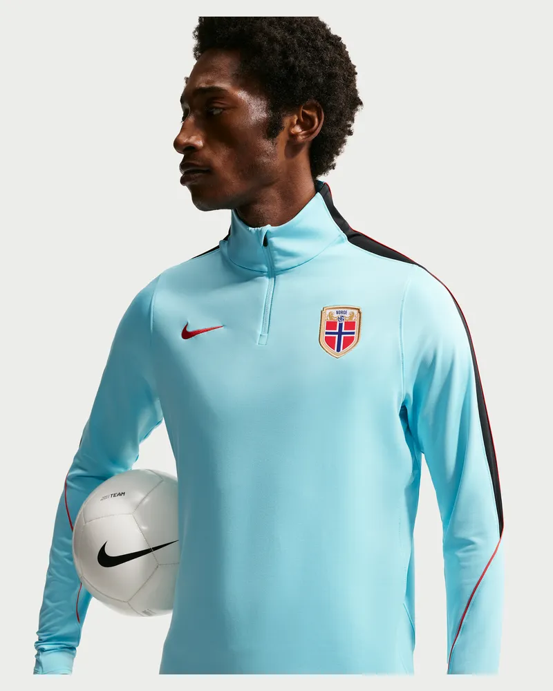 Nike Norwegen Strike  Dri-FIT Fußball-Drill-Oberteil für Herren - Blau Blau