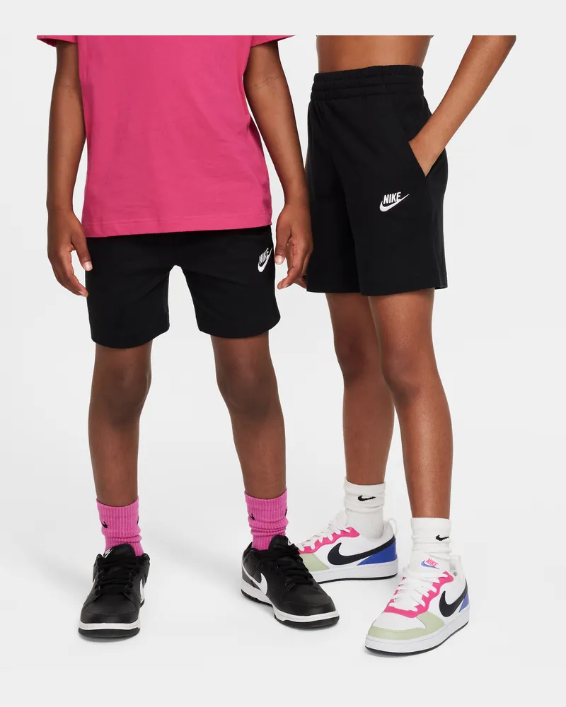 Nike Sportswear Club Strickshorts (ca. 15 cm; ältere Kinder) - Schwarz Schwarz