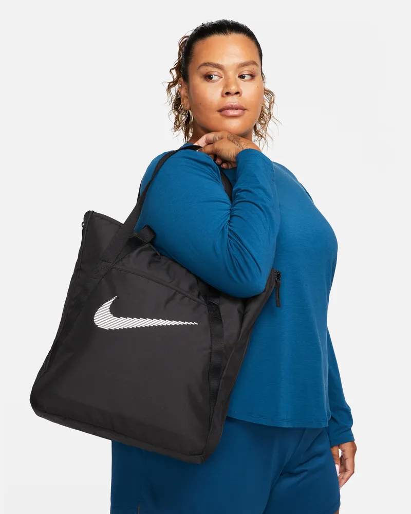Nike Fitnessstudio-Sporttasche (28 l) - Schwarz Schwarz