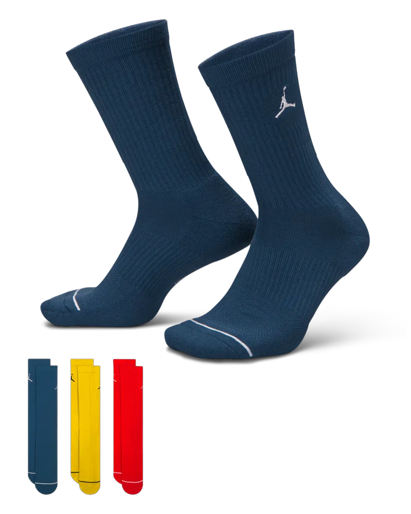 Jordan Crew-Socken für jeden Tag (3 Paar) - Multi-Color Multi-color