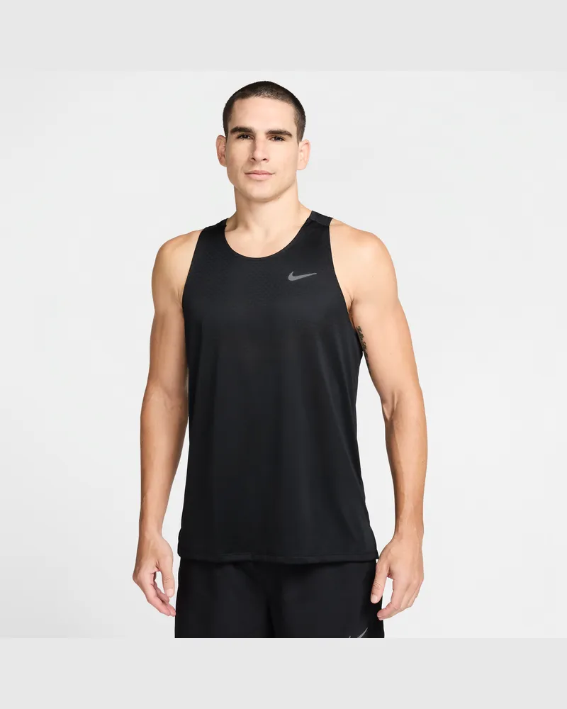 Nike Stride Dri-FIT ADV Lauf-Tanktop (Herren) - Schwarz Schwarz