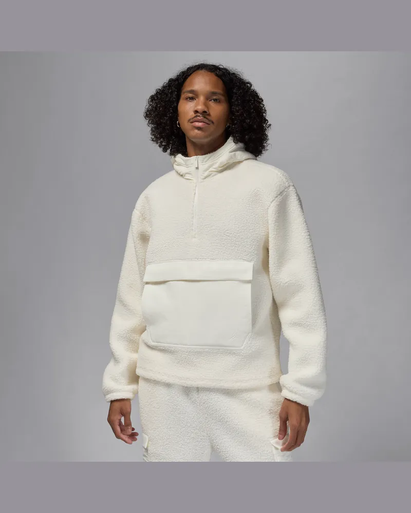 Jordan Flight Hoodie aus hochflorigem Fleece (Herren) - Weiß Weiß