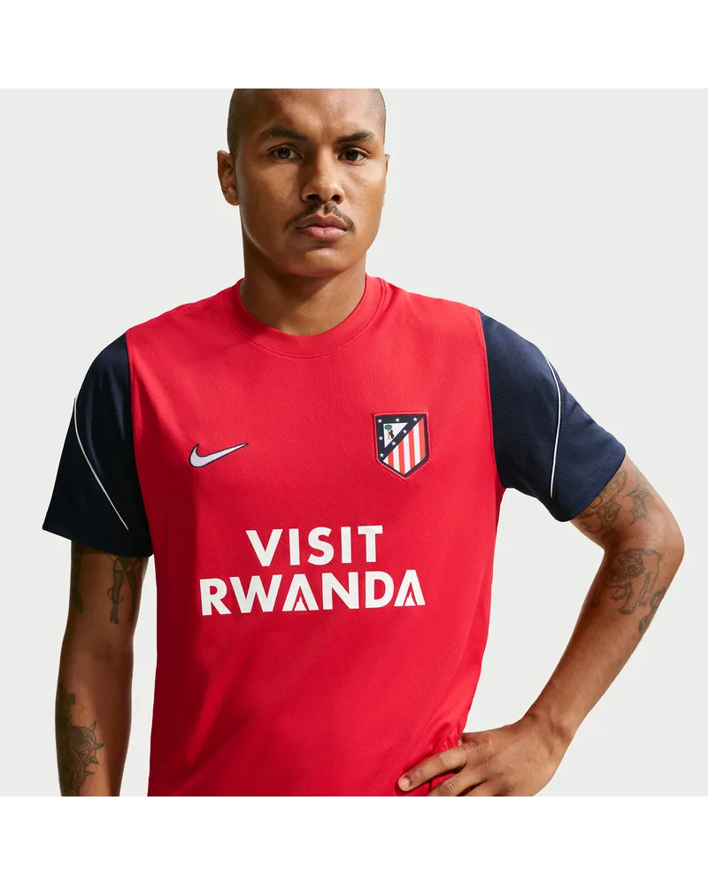 Nike Atlético Madrid Strike Third  Football Dri-FIT Kurzarmshirt (Herren) - Rot Rot