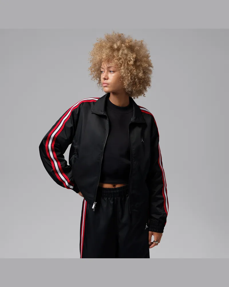 Jordan Brooklyn Track-Jacket (Damen) - Schwarz Schwarz