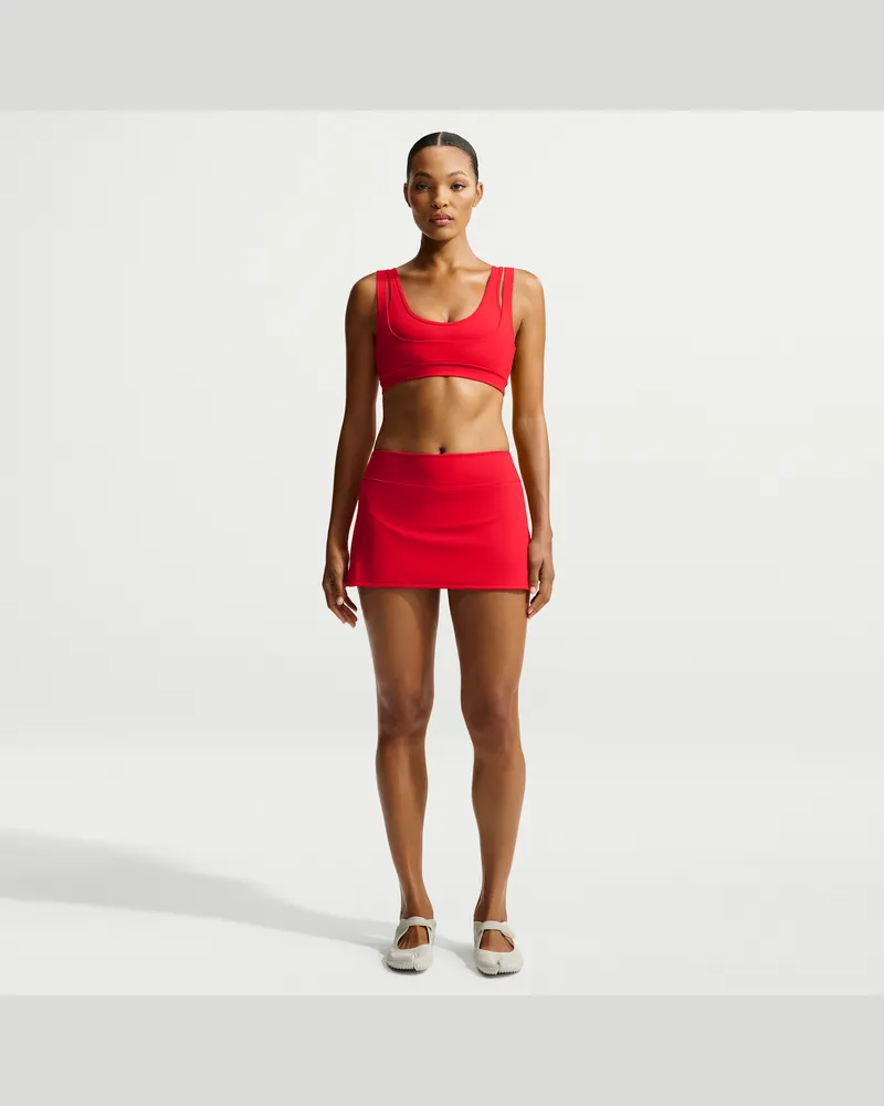 Nike SKIMS Matte Skort (Damen) - Rot Rot