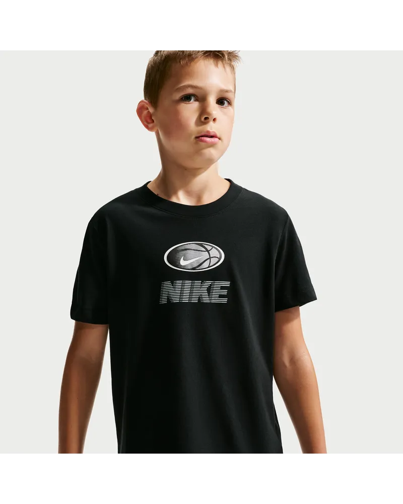 Nike Dri-FIT-T-Shirt für ältere Kinder - Schwarz Schwarz