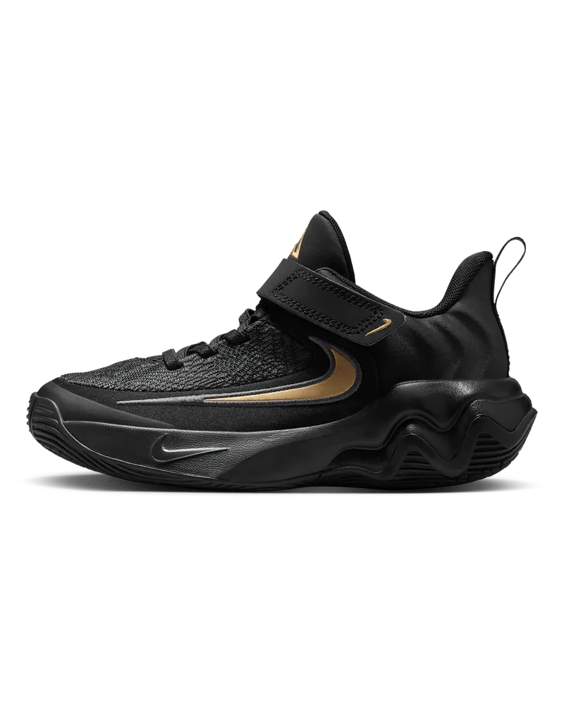 Nike Giannis Immortality 4 Schuh (jüngere Kinder) - Schwarz Schwarz
