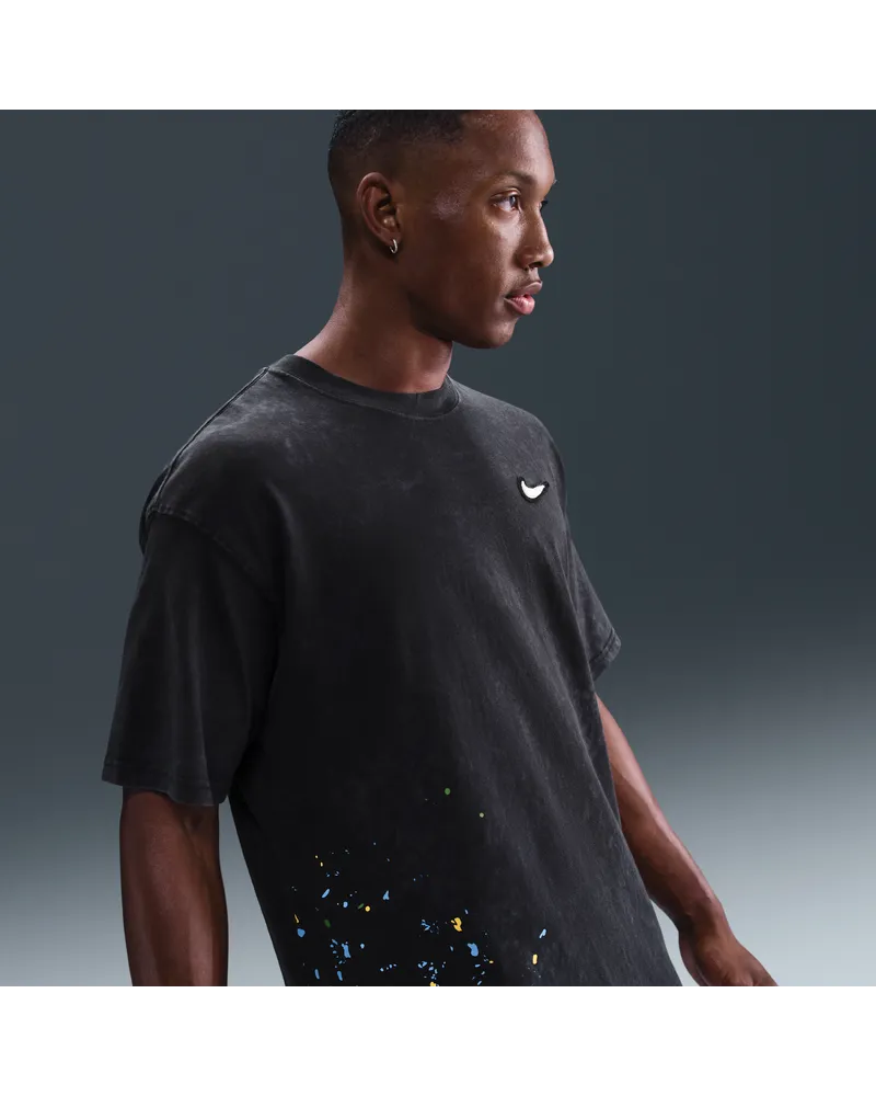 Nike Max90 Basketball-T-Shirt (Herren) - Schwarz Schwarz