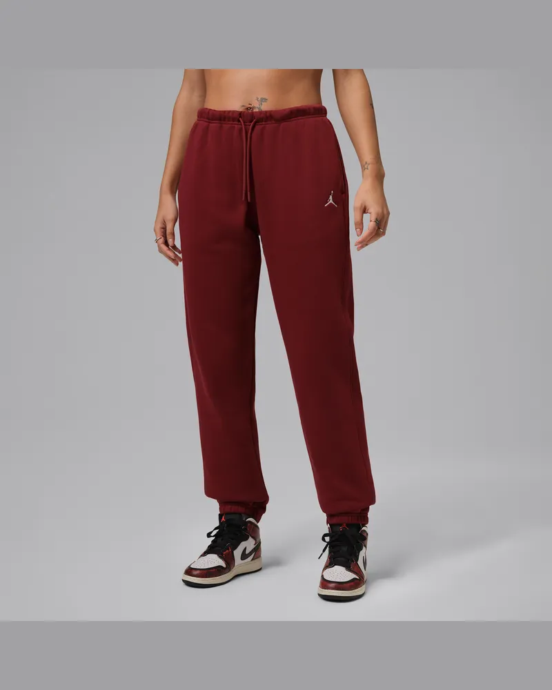 Jordan Brooklyn Fleece Damenhose - Rot Rot