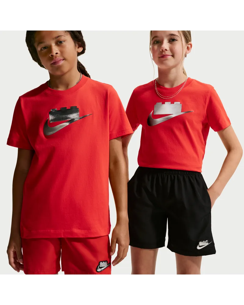 Nike x LEGO® Kollektion T-Shirt (ältere Kinder) - Rot Rot