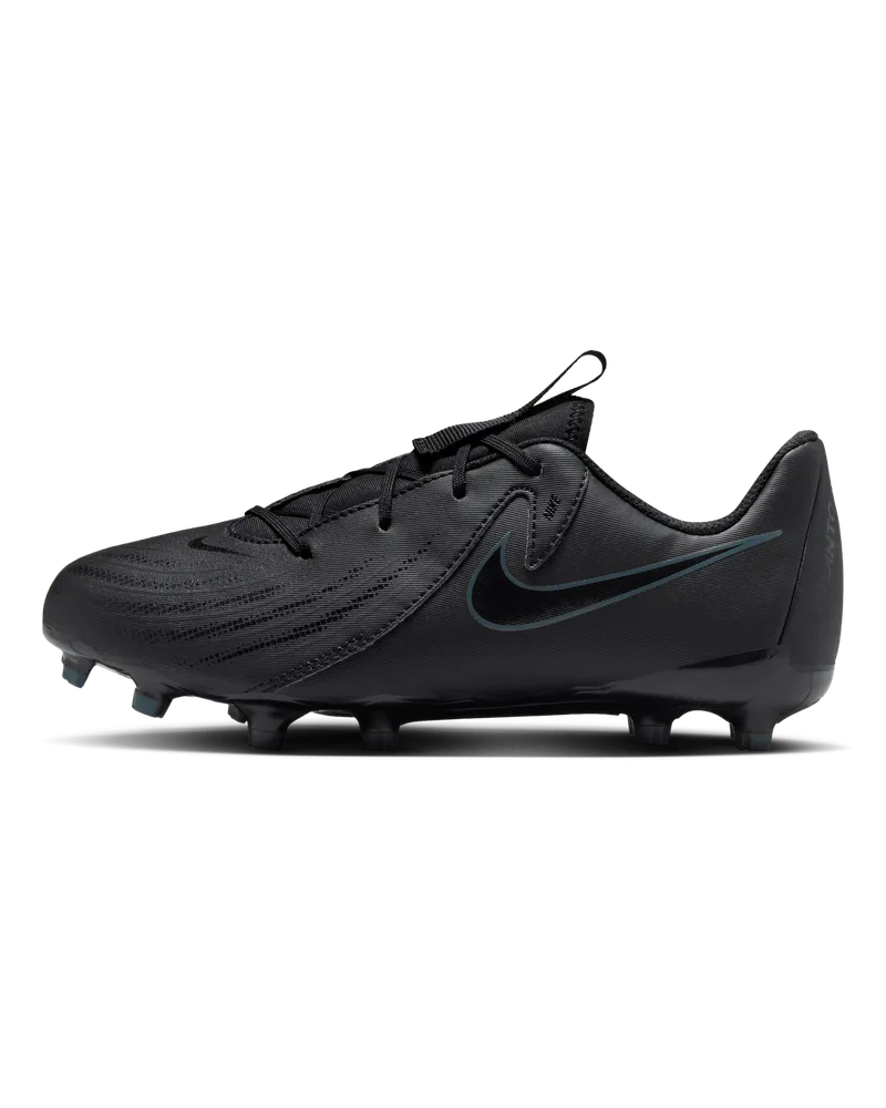 Nike Jr. Phantom GX 2 Academy MG Low-Top-Fußballschuh für jüngere/ältere Kinder - Schwarz Schwarz