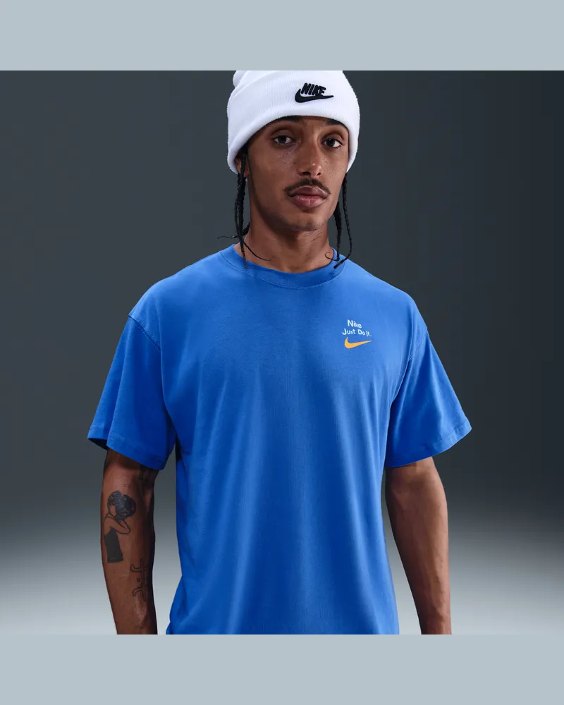Nike Sportswear Herren-T-Shirt - Blau Blau