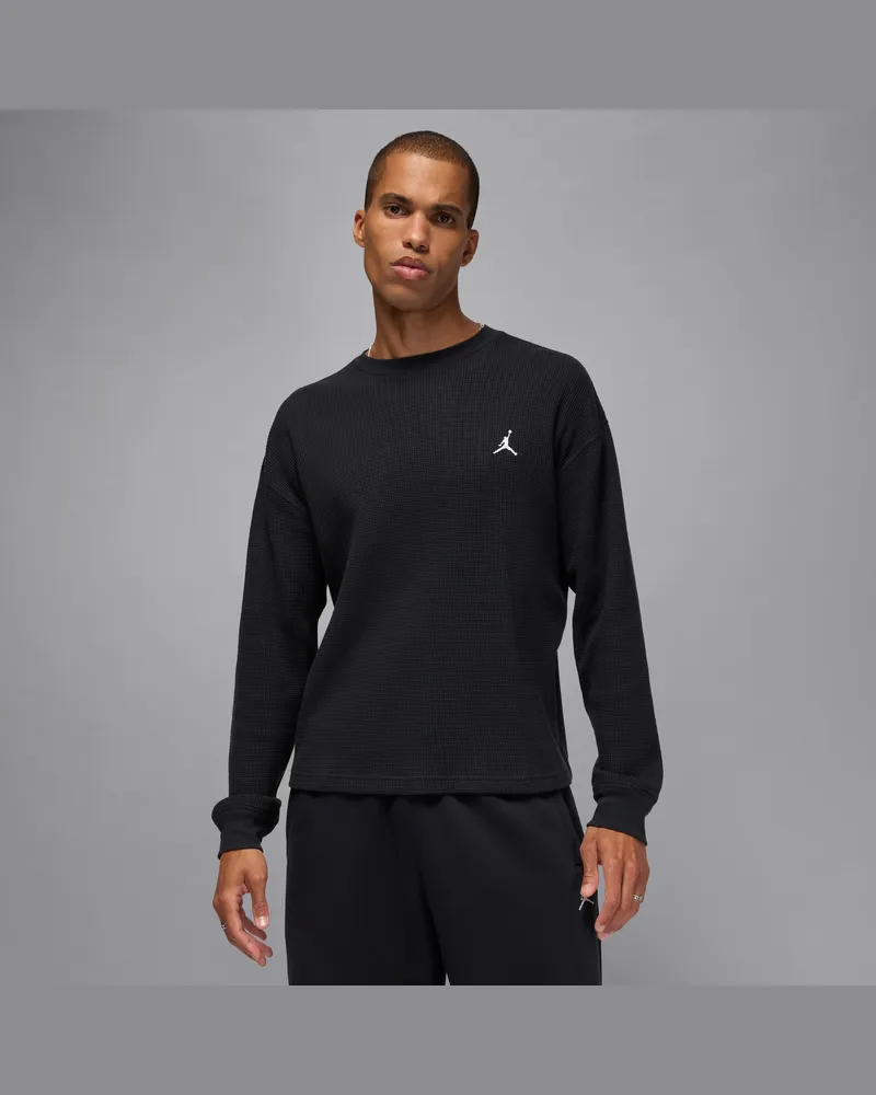 Jordan Flight Mountainside Longsleeve-Waffelhemd (Herren) - Schwarz Schwarz
