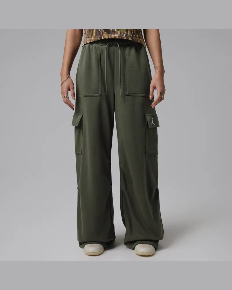 Jordan Brooklyn Fleece Cargohose (Damen) - Grün Grün