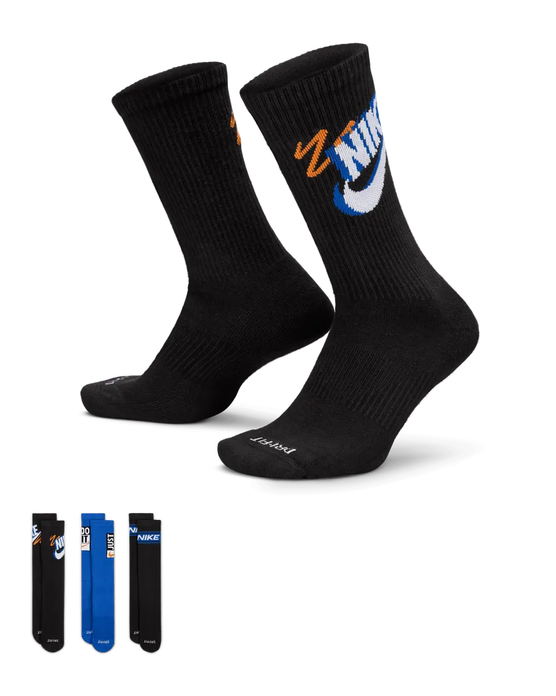 Nike Everyday Plus Crew-Socken (3 Paar) - Multi-Color Multi-color