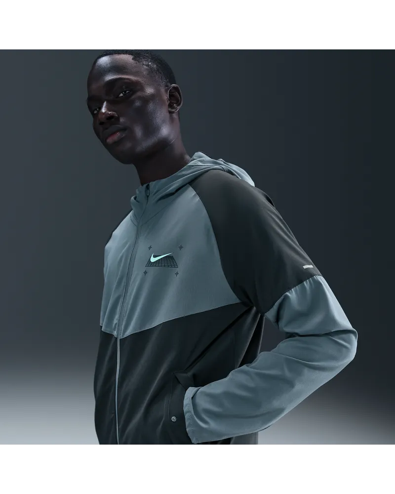 Nike Miler Laufjacke (Herren) - Grau Grau