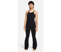 Zenvy Dri-FIT Ganzkörper-Bodysuit mit ausgestelltem Bein für Damen - Schwarz