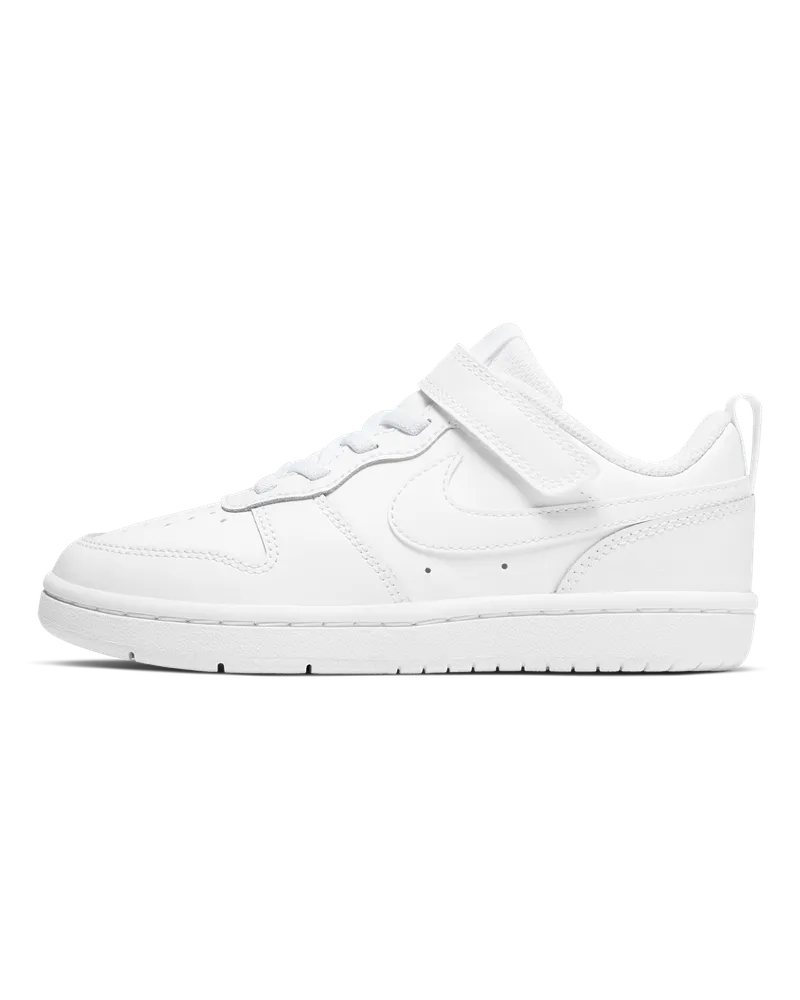 Nike Court Borough Low 2 Schuh für jüngere Kinder - Weiß Weiß