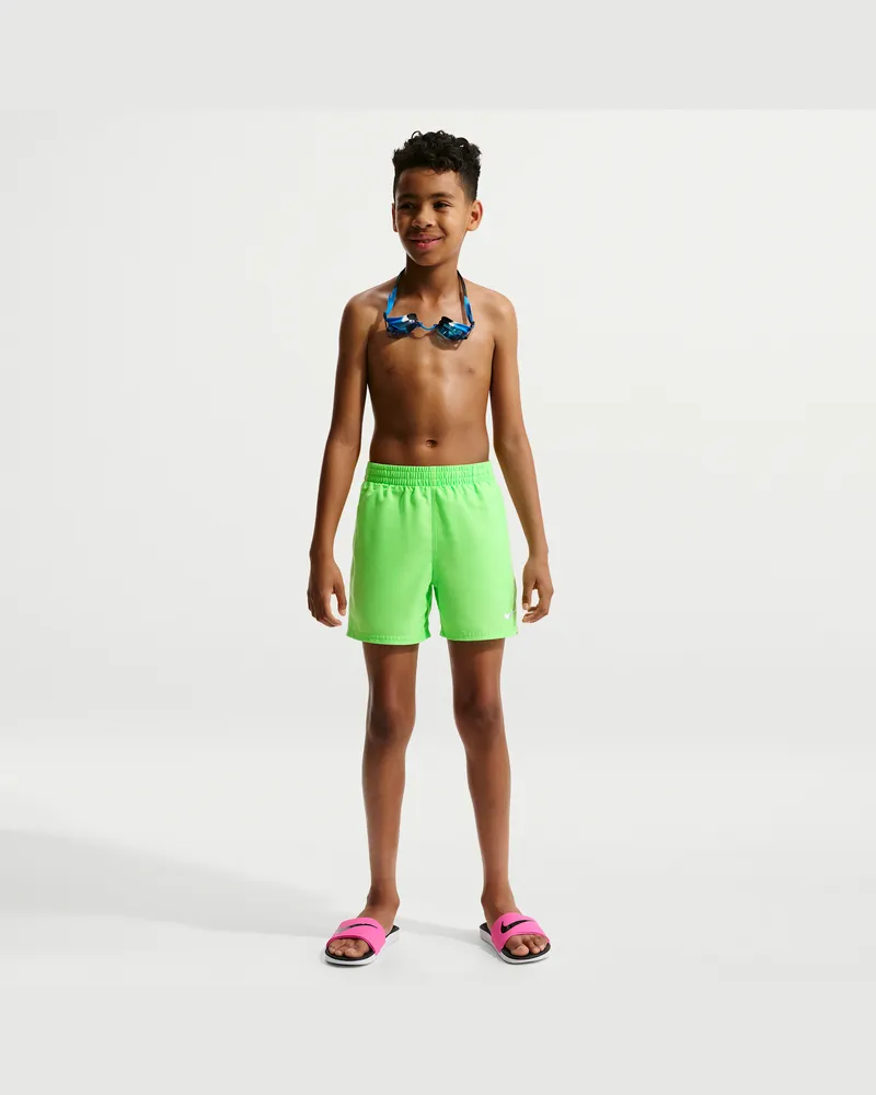 Nike Swim Breaker Essential Volley-Shorts mit integriertem Slip (jüngere Kinder, Jungen, ca. 10 cm) - Grün Grün