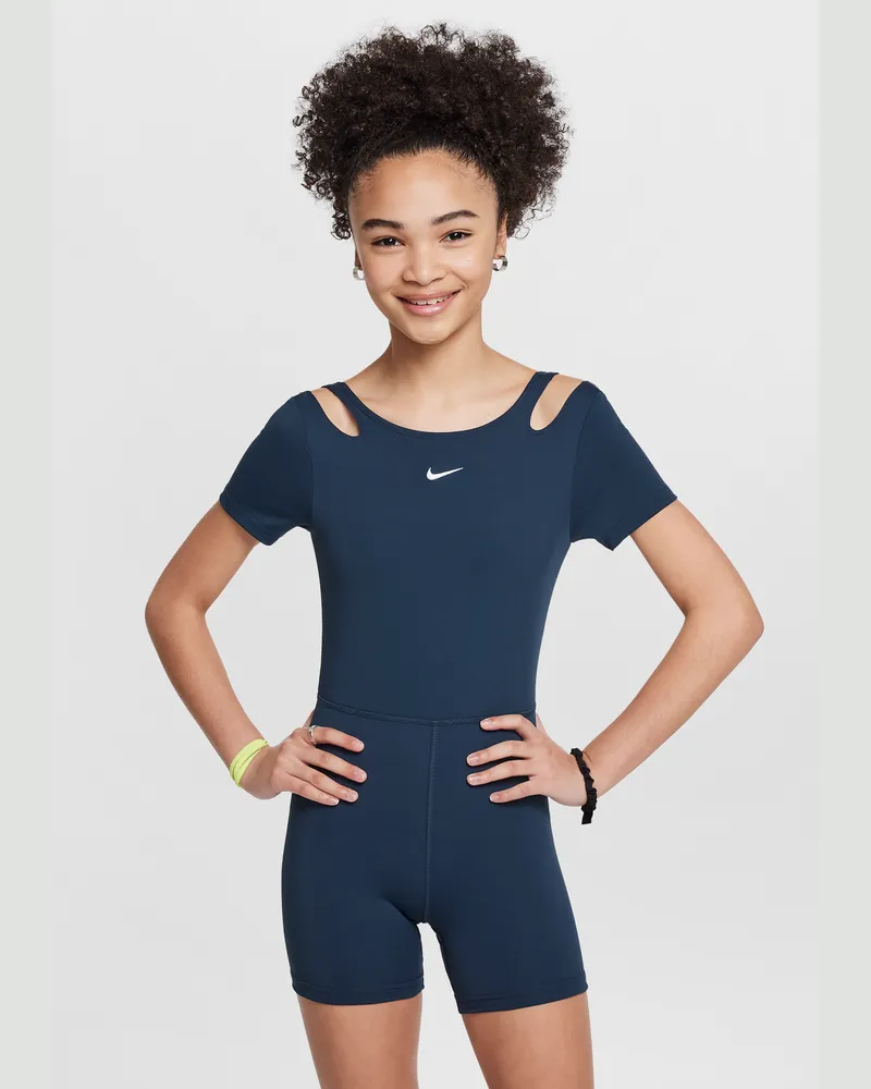 Nike One Dri-FIT Bodysuit (Mädchen) - Blau Blau