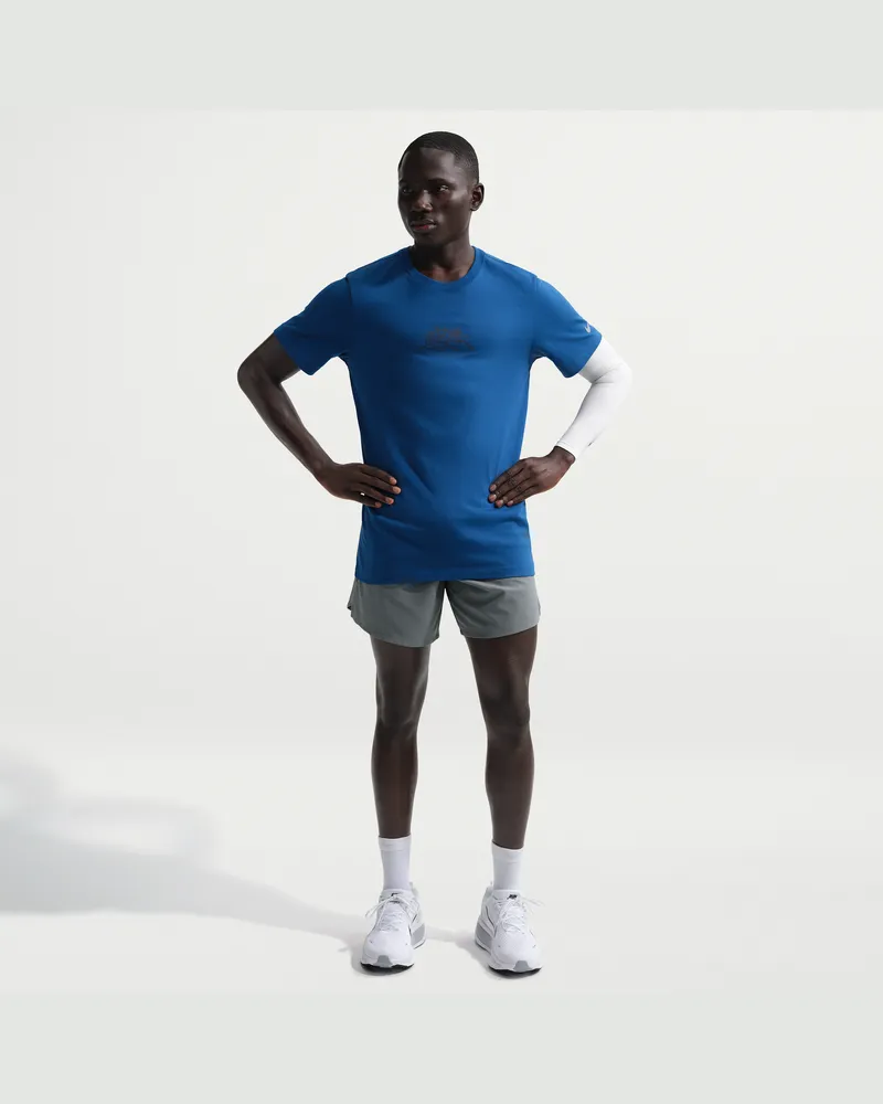 Nike Stride Dri-FIT-Laufshorts mit Futter (ca. 18 cm) (Herren) - Grau Grau