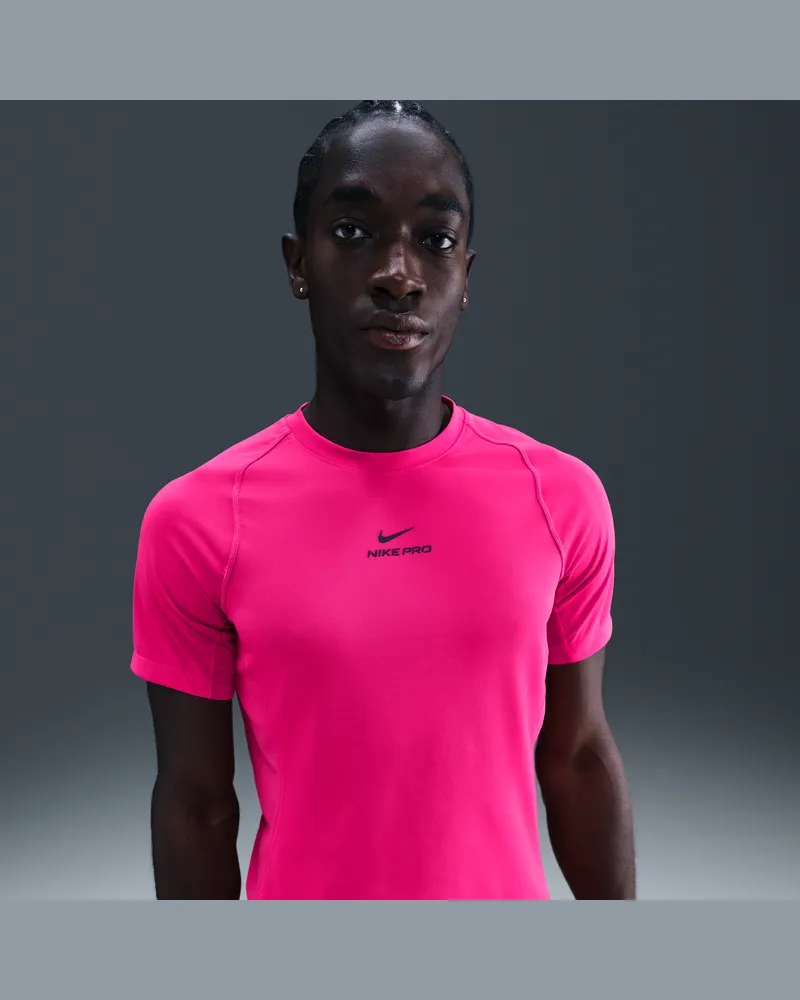 Nike Pro Training Dri-FIT Kurzarmshirt (Herren) - Pink Pink