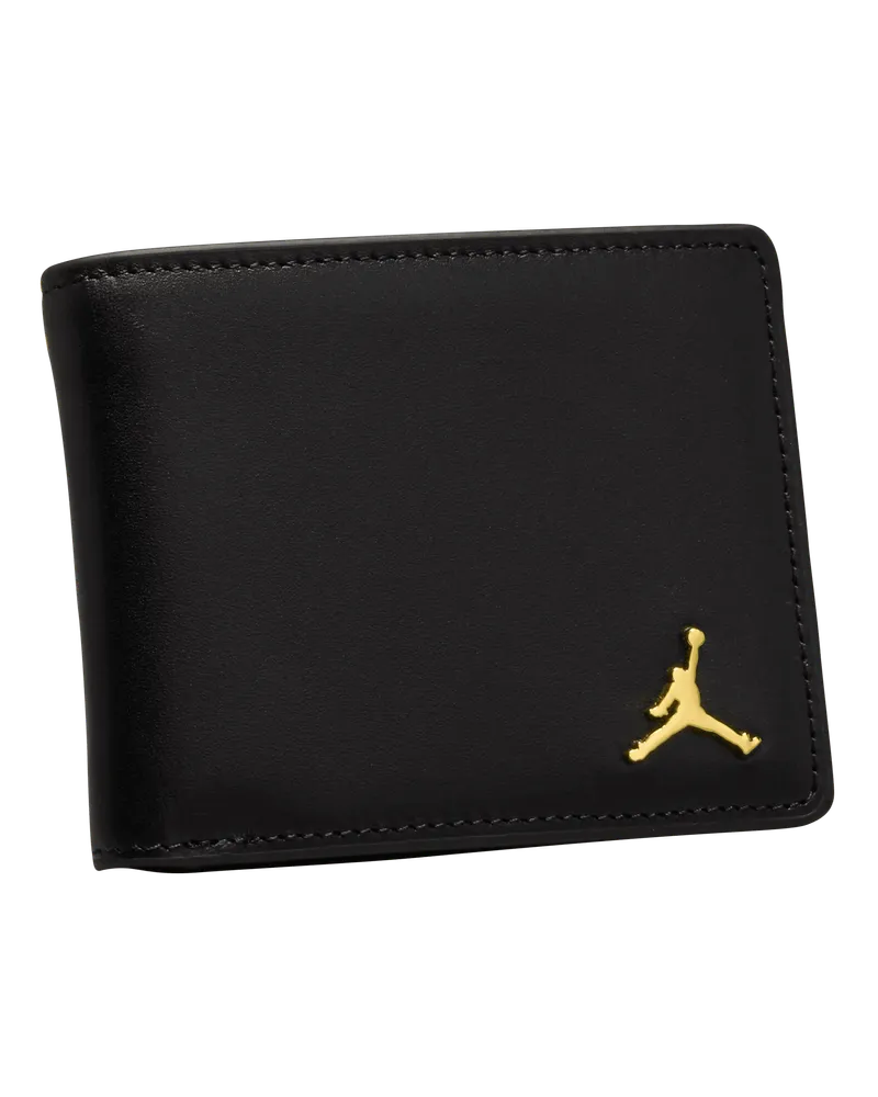 Jordan Jumpman Ingot Bi-Fold-Geldbörse (Herren) - Schwarz Schwarz