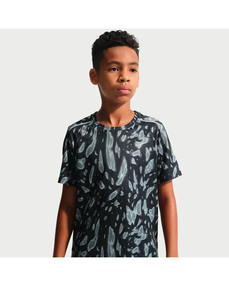 Nike Miler Dri-FIT Kurzarmoberteil (Kinder) - Schwarz Schwarz