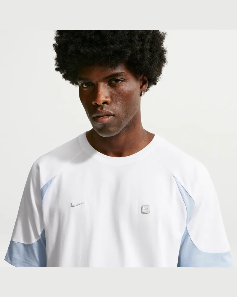 Nike Kurzarmoberteil für Herren - Weiß Weiß