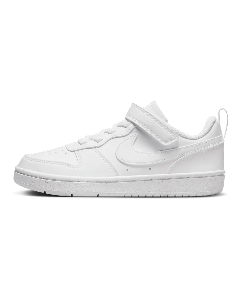 Nike Court Borough Low Recraft Schuh für jüngere Kinder - Weiß Weiß