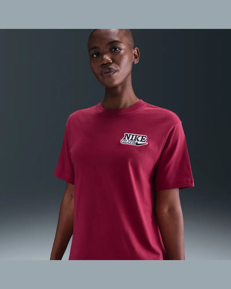 Nike lockeres Oversize-T-Shirt - Rot Rot