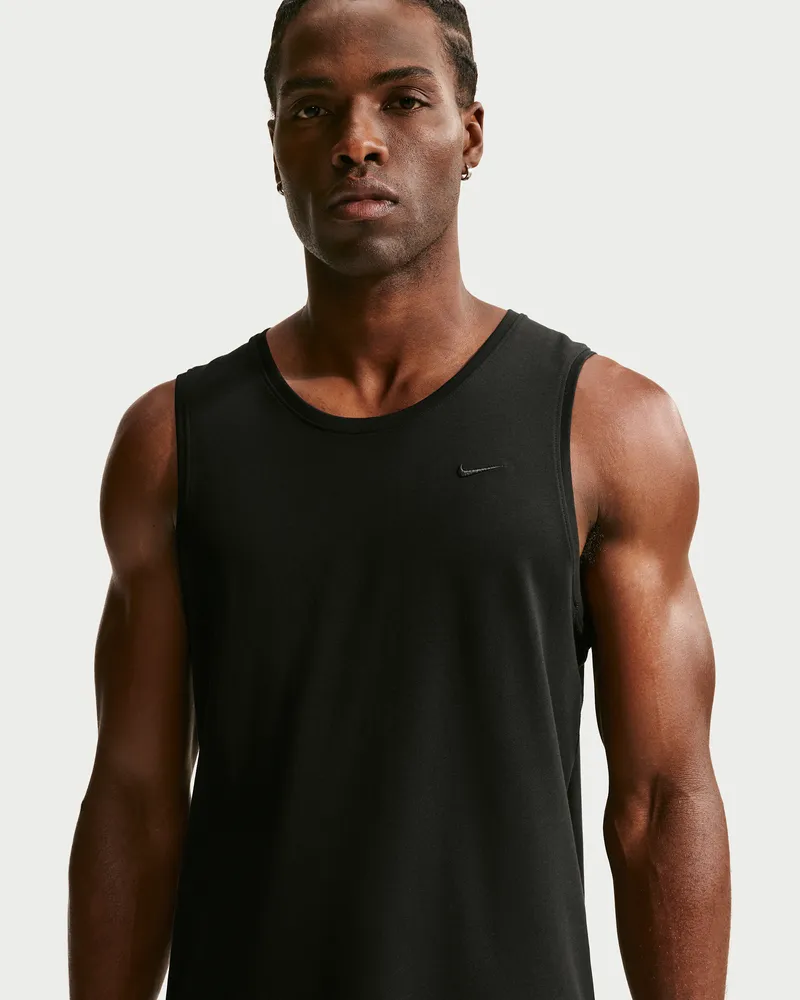 Nike Primary vielseitiges Dri-FIT-Tanktop für Herren - Schwarz Schwarz